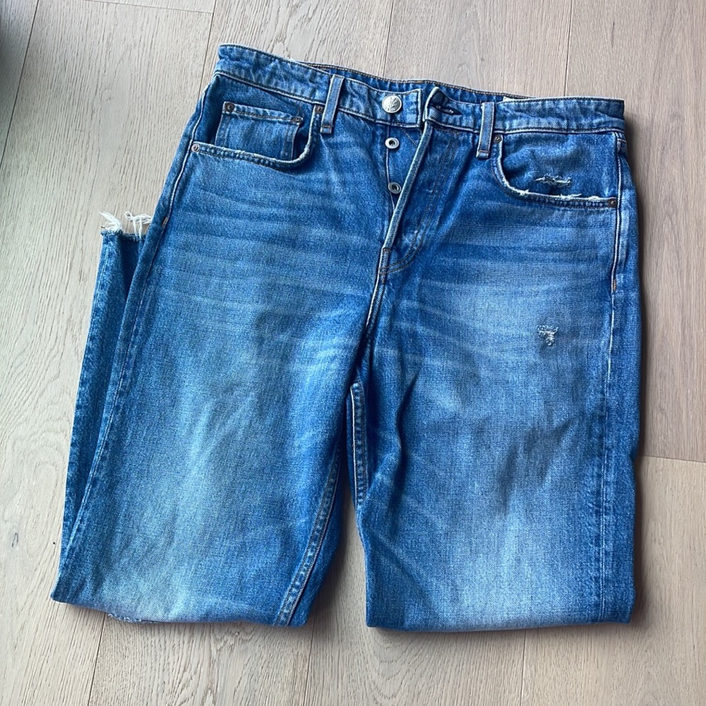 Rag and Bone Maya high rise straight ankle jeans - Picture 2 of 5